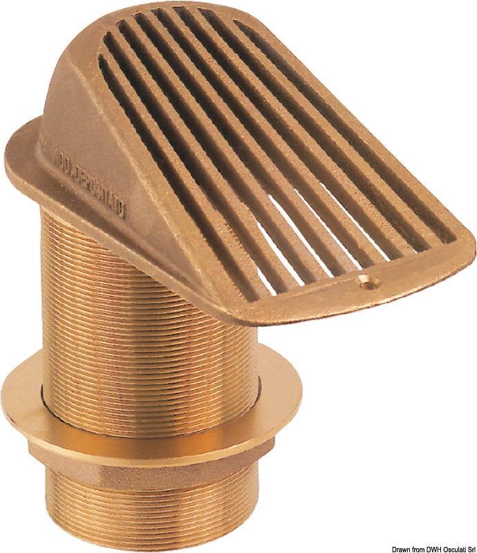 Bronzový priechodný filter GUIDI série 2000 1/2"  GUIDI Series 2000 bronze thru-hull strainer 1/2" Variant: GUIDI bronzový difúzor Séria 2000 3/4"
