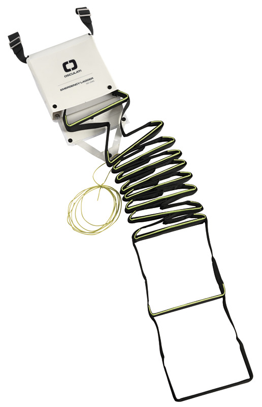 OSCULATI Núdzový rebrík 11 stupňov biely  Emergency ladder 11 steps white Variant: 11-stupňový záchranný rebrík, čierny