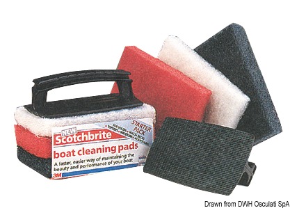 3M Scotch-Brite čistiaci systém biely  3M Scotch-Brite Cleaning System white Variant: 3M Scotch-Brite čistiaci systém, biely