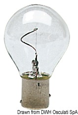 OSCULATI Žiarovka 25 W 12 V  Bulb 25 W 12 V Variant: Žiarovka 15 W 12 V