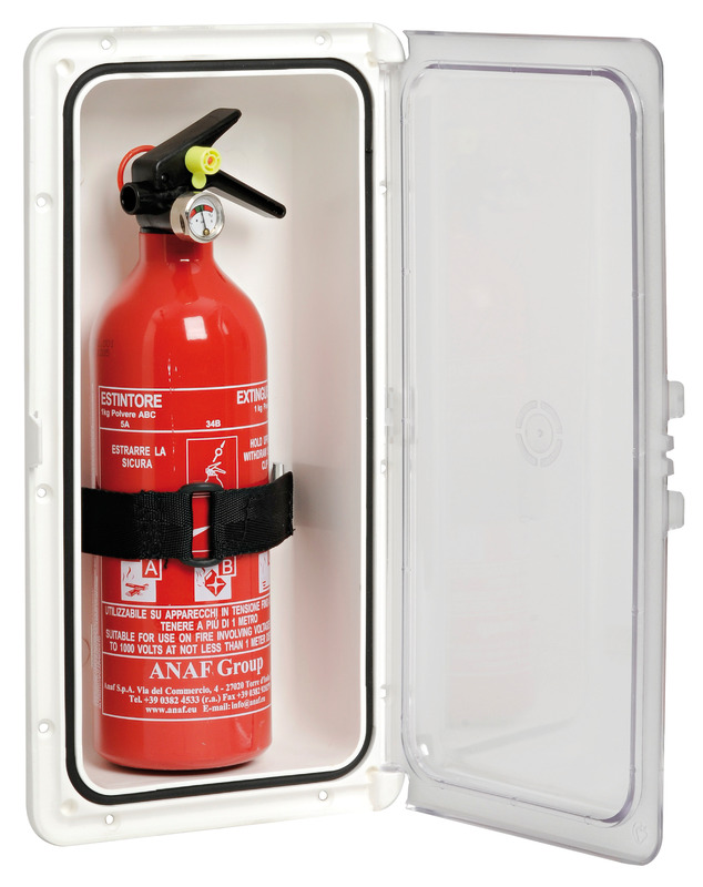 OSCULATI Priehradka na hasiaci prístroj s dvierkami 183x364 mm  Extinguisher compartment with door 183x364 mm Variant: Aufbewahrungsfach,…