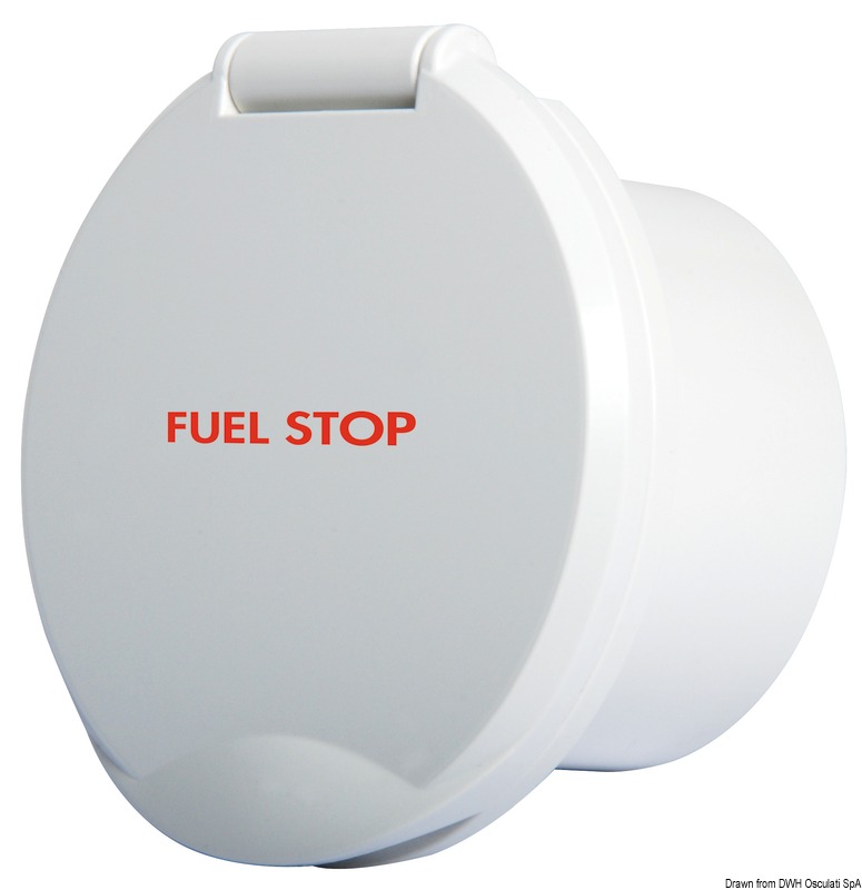 Hasiaci prístroj OSCULATI ClassicEvo biely ABS s grafikou  ClassicEvo white ABS compart extinguisher graphic Variant: Nový kryt Edge ABS s nákresom…
