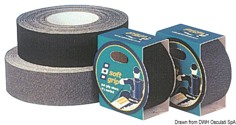 PSP MARINE TAPES MARINE TAPES Špeciálna páska Soft-Grip sivá 50 mm  PSP MARINE TAPES Soft-Grip special tape grey 50mm