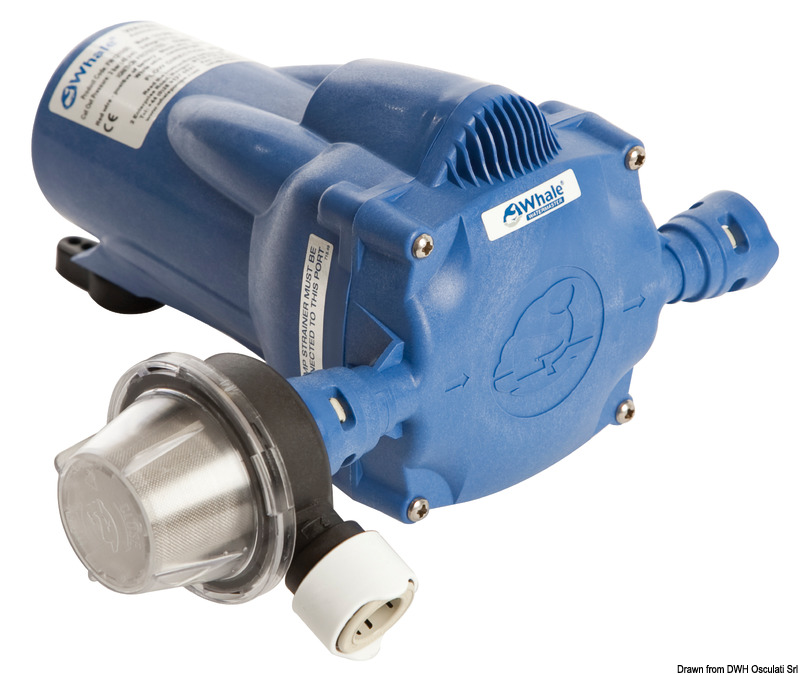 Čerpadlo na sladkú vodu WHALE Watermaster 8 l/min 12 V  WHALE Watermaster fresh water pump 8 l/min 12 V Variant: WHALE Univerzálny sací filter