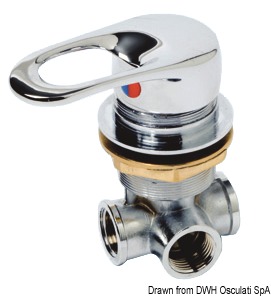 OSCULATI Olivia vstavaná batéria chrómovaná mosadz  Olivia built-in mixer chromed brass