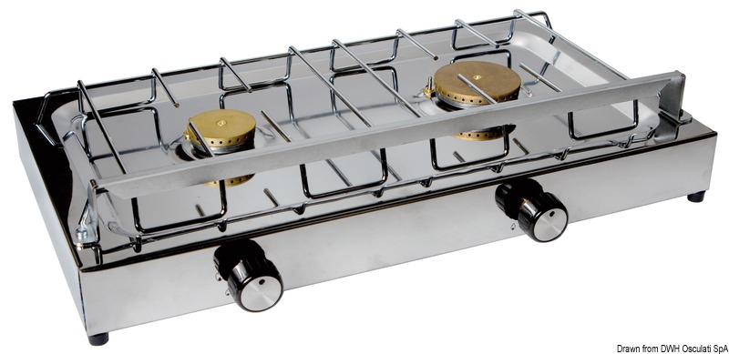 TECHIMPEX TECHIMPEX varná doska s dvoma horákmi  TECHIMPEX two-burner cooktop