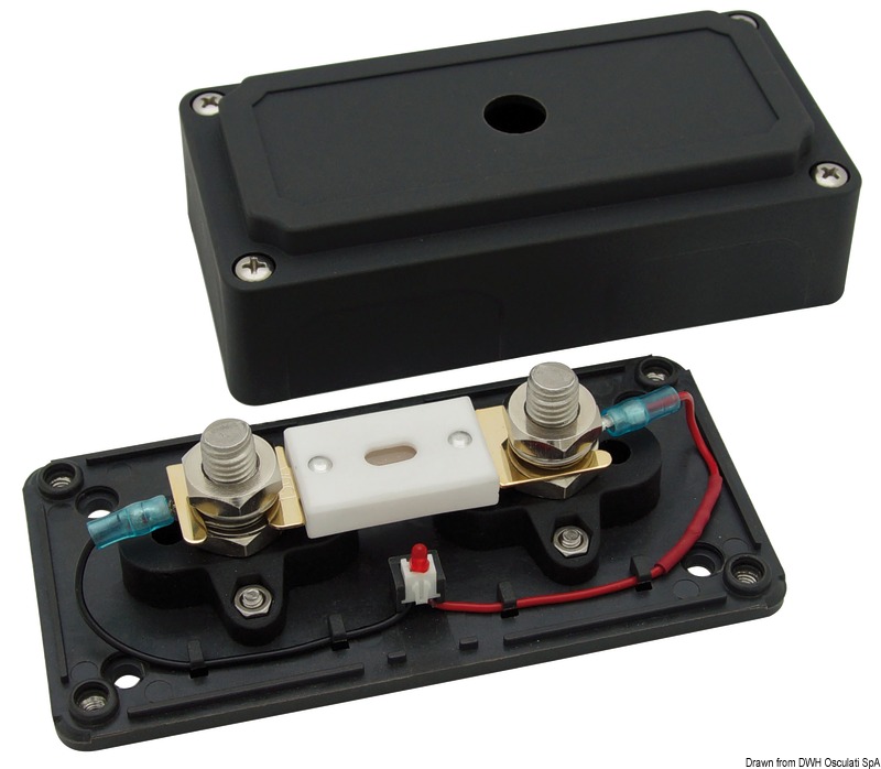 Držiak poistiek OSCULATI ANL, dvojitá svorkovnica  ANL fuse holder, dual terminal box Variant: Držiak poistky ANL, jednoduchý