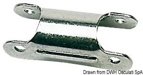OSCULATI SS záves pre rebríkovú rúru Ø 22 mm  SS hinge for ladder tube Ø 22 mm Variant: Záves z ocele VA pre rebríkovú rúru Ø 25 mm