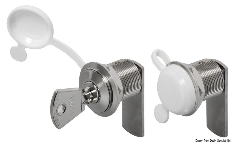 OSCULATI Cylindrický zámok 15 mm  Cylinder lock 15 mm Variant: Zámok s cylindrickou vložkou 25 mm