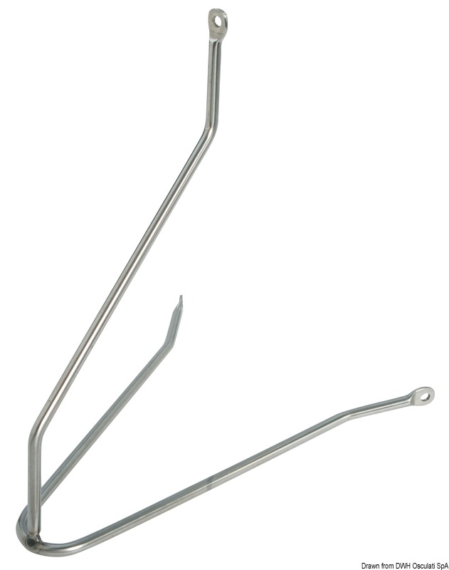 OSCULATI Okrúhly krok stožiara AISI316  Mast round step AISI316 Variant: Maststufe AISI316