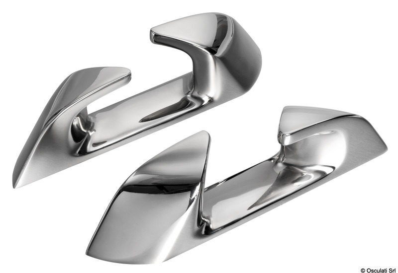 OSCULATI Capri SS šikmý záves 120mm (L + R)  Capri SS angled fairlead 120mm (L + R) Variant: Štvorcový oceľový knôt Capri VA 150 mm (ľavý + pravý)
