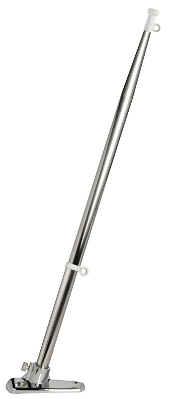 OSCULATI SS Vlajkový stĺpik so základňou Variant: VA oceľový stožiar 14 x 400 mm držiak ABS pochrómovaný