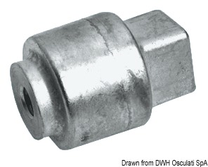 Anódový valec TECNOSEAL pre Yamaha 80/100 HP  Anode cylinder for Yamaha 80/100 HP
