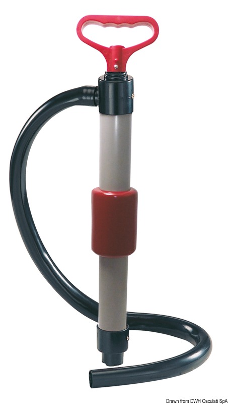 OSCULATI Ručné dvojčinné kalové čerpadlo 440 mm  Manual double-acting bilge pump 440 mm Variant: Manuelle Bilgepumpe m. Doppelwitkung 440 mm