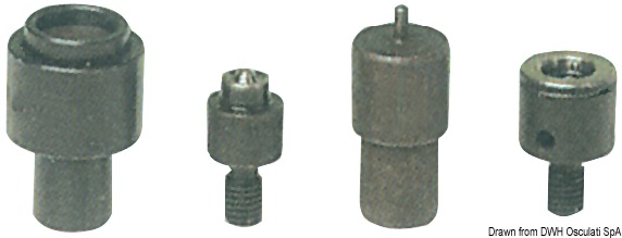 OSCULATI Sada dierovačov na zaklapávacie spojovacie prvky  Punch set for snap fasteners
