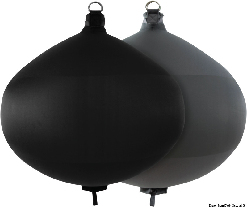 FENDERTEX FENDERTEX S60 nafukovací blatník čierny  FENDERTEX S60 inflatable fender black Variant: FENDERTEX Fender fabric nafukovací S60 čierny