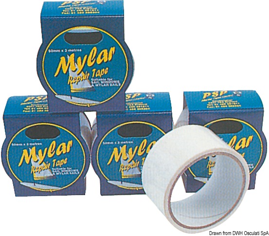 PSP MARINE TAPES Mylar transparentná páska f. opravy 50 mm x 3 m  Mylar transparent tape f. repairs 50 mm x 3 m Variant: Mylar transparentná lepiaca…