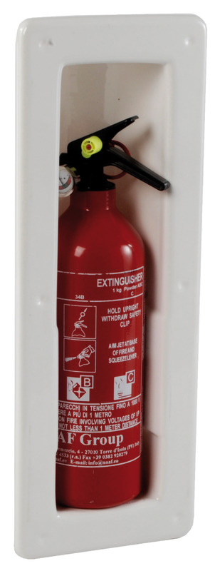 OSCULATI Zásuvná priehradka na hasiaci prístroj  Snap-in recess extinguisher compartment