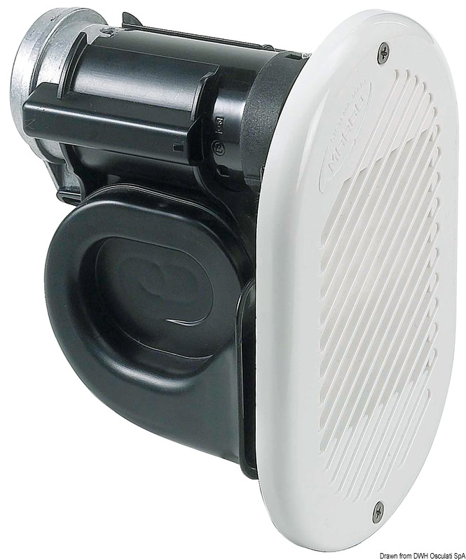 Elektropneumatický biely klaksón MARCO HURRICANE 12 V  HURRICANE electropneumatic white horn 12 V Variant: Elektropneumatický klaksón HURRICANE…