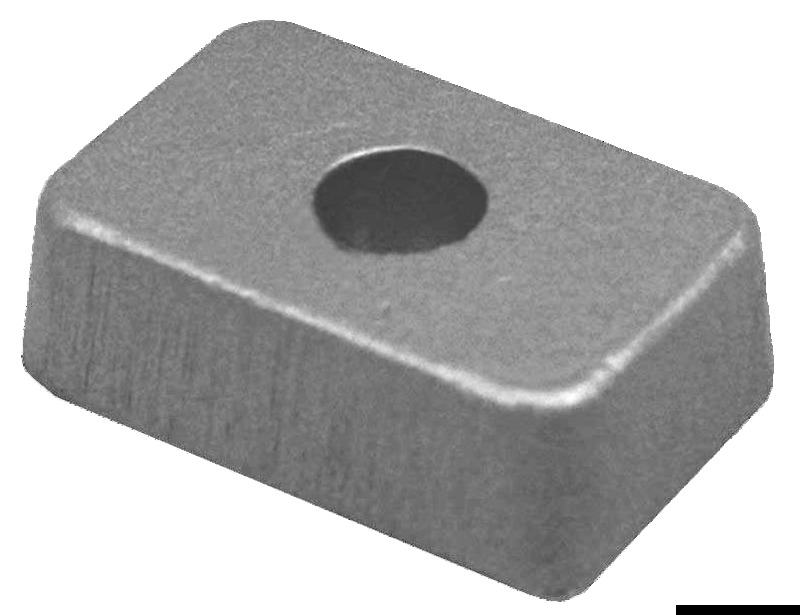 TECNOSEAL Zinková anóda Tohatsu 4/6 HP - 2/4-taktné  Zinc anode Tohatsu 4/6 HP - 2/4-stroke Variant: Hliníková anóda Tohatsu 4/6 hp - dvoj/štvortaktný