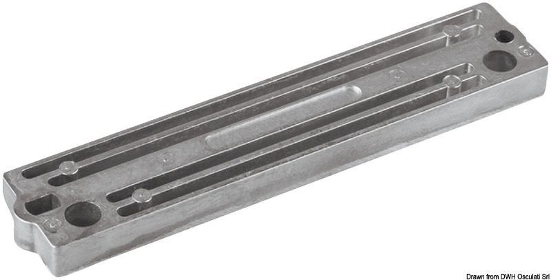 TECNOSEAL Zinková tyčová anóda 40/70 HP 4-takt  Zinc rod anode 40/70 HP 4-stroke Variant: Anóda hliníkovej tyče 40/70 hp 4-takt