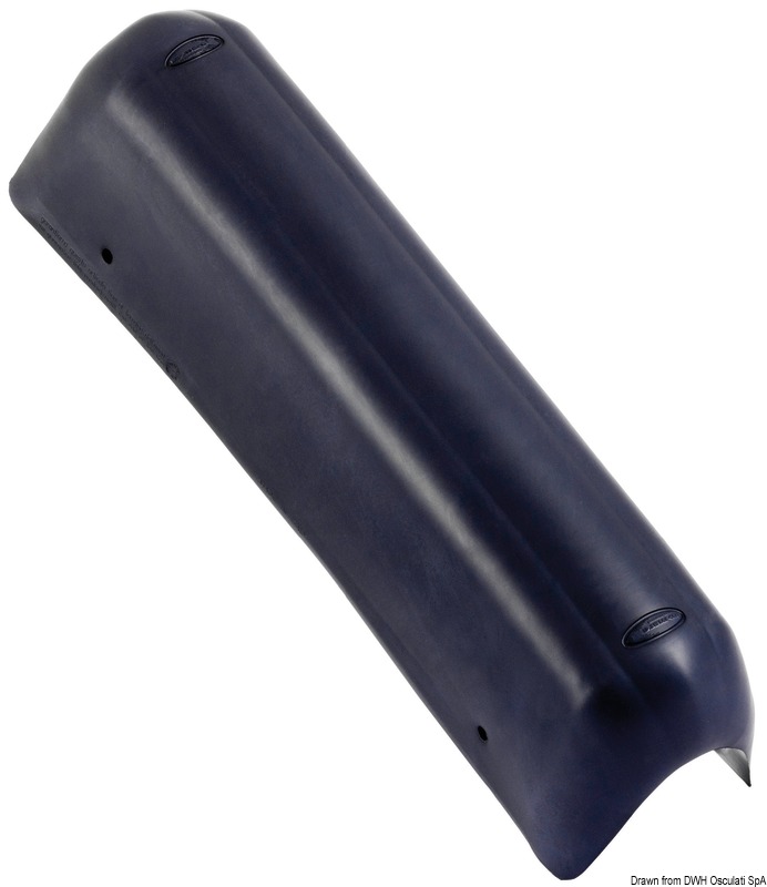 OSCULATI Oblúkový fender profil 630 mm biely  Bow fender profile 630 mm white Variant: Príďový blatník 630 mm biely