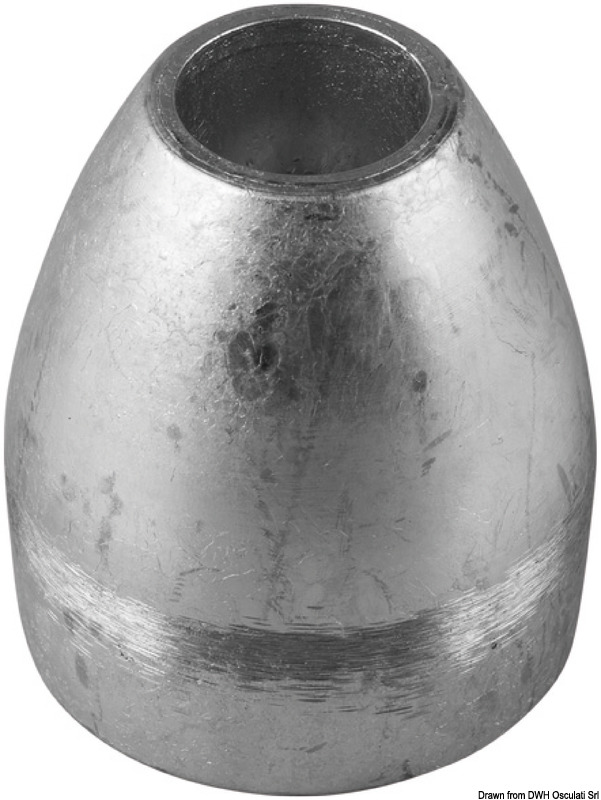 TECNOSEAL Zinková anóda pre Bravo III  Zinc ogive anode for Bravo III Variant: Horčíková anóda pre Bravo III