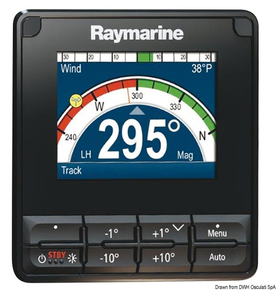 Ovládanie tlačidlom RAYMARINE p70s  Raymarine p70s push button control Variant: Raymarine p70s push button control