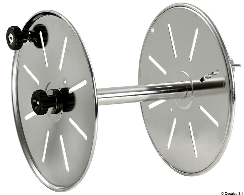 Bubnový navijak DOUGLAS MARINE SS 250 x 280 mm  SS line drum reel 250 x 280 mm