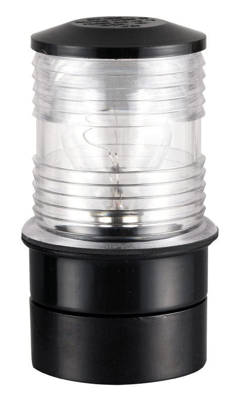 OSCULATI Classic 360° stožiarová hlava biele/čierne svetlo  Classic 360° mast head white/black light Variant: Klasické 360° horné svetlo, biela/čierna