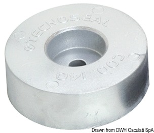 Anóda TECNOSEAL Stern 100 x 40 mm  Stern anode 100 x 40 mm Variant: Zadná anóda, hliník 125x38 mm