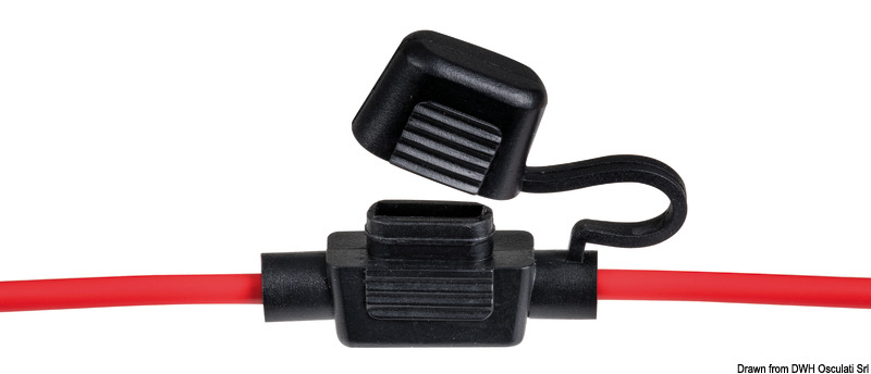 OSCULATI Vodotesný držiak poistiek pre malé poistky  Watertight fuse holder for small fuses