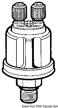 OSCULATI VDO žiarovka tlaku oleja 5 bar 1/8" - 27 NPT uzemnené póly  VDO oil pressure bulb 5 bar 1/8" - 27 NPT grounded poles Variant: VDO manometer…