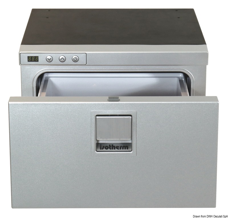 INDEL ISOTHERM ISOTHERM chladnička DR16 12/24 V  ISOTHERM fridge DR16 12/24 V Variant: Zásuvková chladnička ISOTHERM DR30 12/24V strieborná