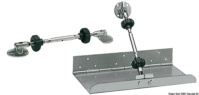 OSCULATI Mechanická súprava pre trimovanie klapiek  Mechanical set for trim flaps Variant: Mech. Satz f.Trimmklappen