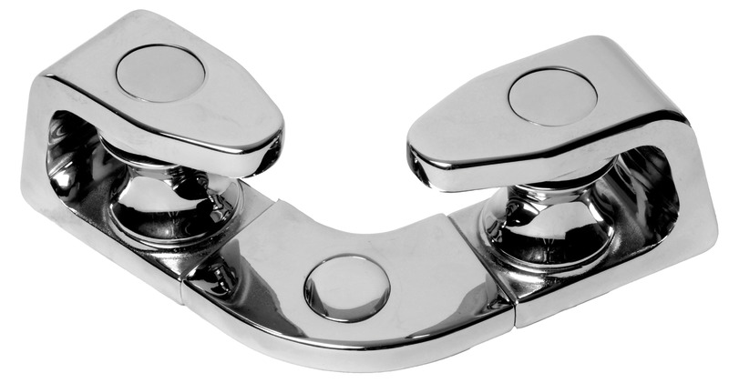 OSCULATI Uhlové závesné zariadenie s valčekmi 100°  Angle fairlead w/rollers 100° Variant: Iba stredné 100°