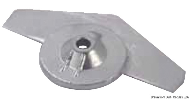Anóda TECNOSEAL pre prívesné motory 8/15 HP  Anode for outboard engines 8/15 HP