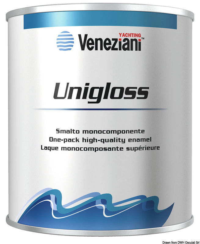 VENEZIANI Nelesklý lak biely 0,5l  VENEZIANI Unigloss varnish white 0.5l Variant: VENEZIANI lak unigloss biely 0,5 l
