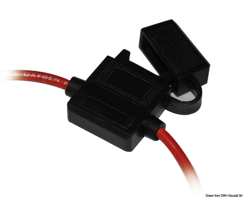 OSCULATI Vodotesný držiak nožovej poistky  Watertight blade fuse holder