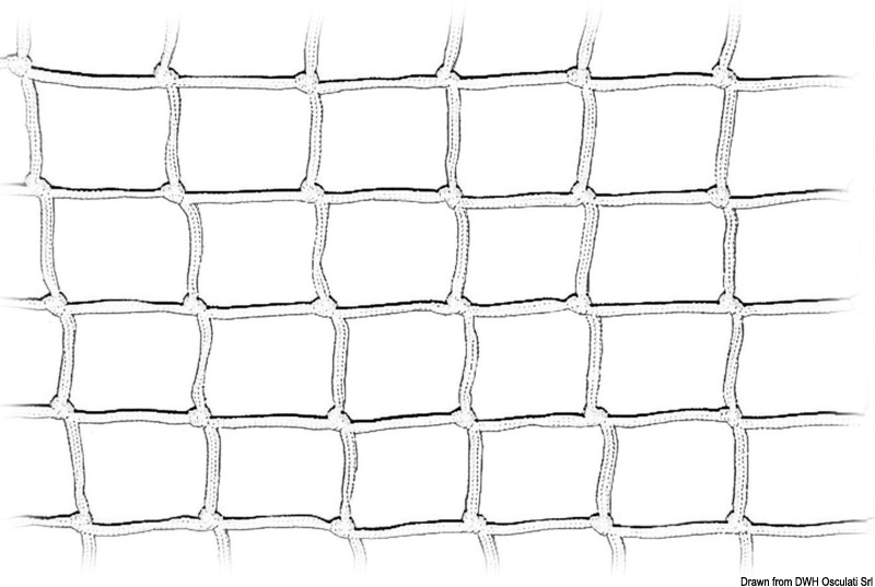 OSCULATI Pulpit net white 600 mm x 30 m  Pulpit net white 600 mm x 30 m Variant: Ochranná sieť na zábradlie, biela 600 mm x 30 m