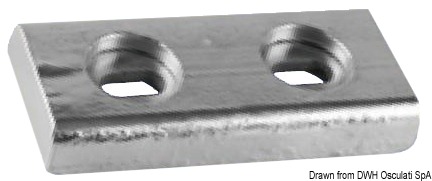 OSCULATI Skrutkovacia anóda 1200 g  Bolting anode 1200 g Variant: Anóda na skrutkovanie 8000 g
