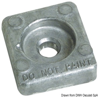 TECNOSEAL Zinková anóda pre Honda 8/10 HP  Zinc anode for Honda 8/10 HP Variant: Hliníková anóda pre Honda 8/20 hp