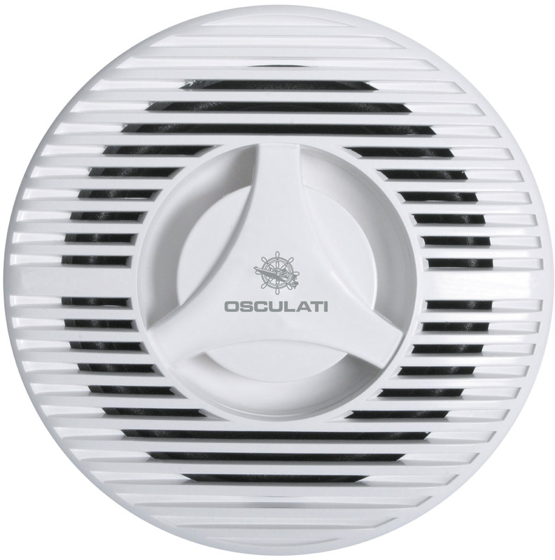 OSCULATI Pár 2-pásmových reproduktorov 180 mm 100 W biely  Pair of 2-ways loudspeakers 180 mm 100 W white