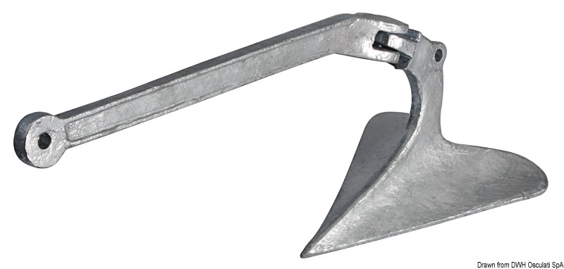 OSCULATI Pluhová kotva 7 kg  Plough anchor 7 kg Variant: Pluhová kotva 9 kg