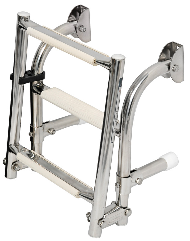 OSCULATI Skladací rebrík AISI316 štandard 3 kroky  Foldable ladder AISI316 standard 3 steps Variant: Skladací rebrík na kúpanie AISI316 štandardný…