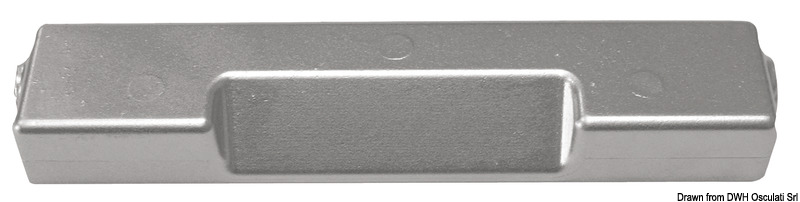 Zinková anóda TECNOSEAL v tvare U pre prívesné motory 60/300 HP  U-shaped zinc anode f. outboards 60/300 HP Variant: Zinková anóda pre prívesný motor…