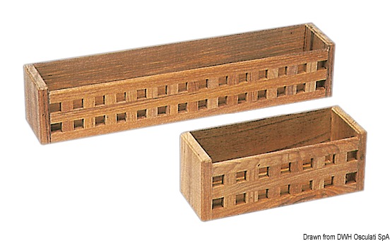 ARC Viacúčelový kontajner z teakového dreva 500x100x100 mm  Multipurpose teak container 500x100x100 mm Variant: Viacúčelový kontajner z teakového…
