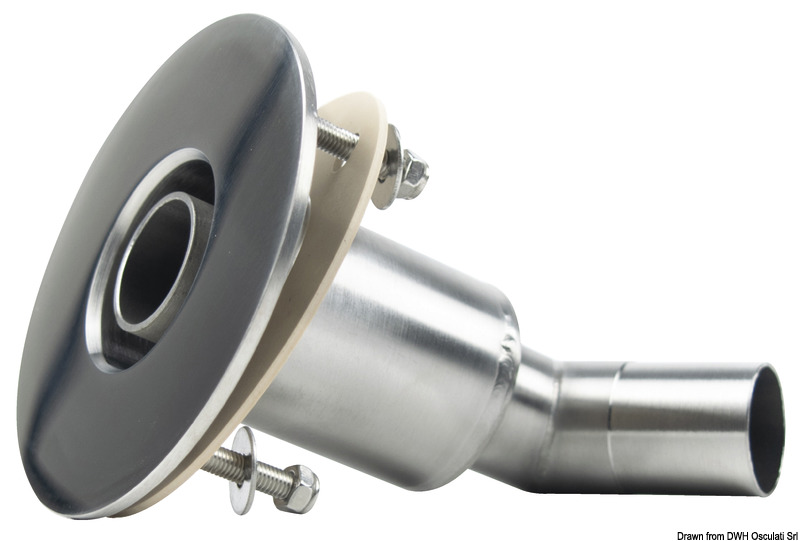 AUTOTERM Kožná armatúra štandardná Ø 24 mm  Skin fitting standard Ø 24 mm Variant: Výfukový adaptér s rozdeľovačom Ø 24 mm