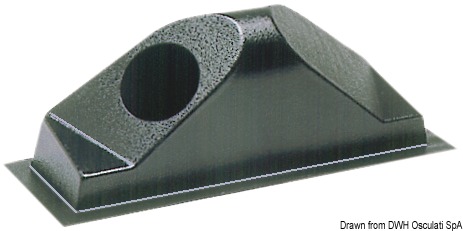 OSCULATI Zadný kontajner čierny ABS pravý  Rear container black ABS right Variant: Zadný box ventilátora z čierneho ABS na ľavej strane