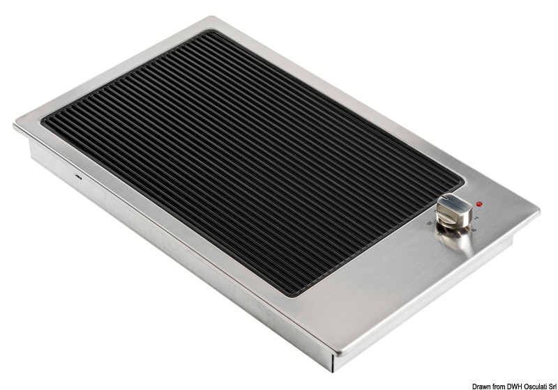 Elektrický gril s keramickou doskou 220-240V 2500W  Electric barbecue w/pyroceramic top 220-240V 2500W